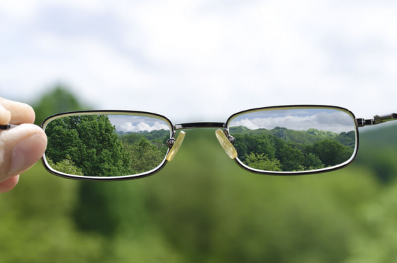 Astigmatism can be corrected with glasses